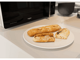 Microondas con horno - Whirlpool MCP 349 SL, 800 W, 6 niveles de potencia, 25 l, Plata