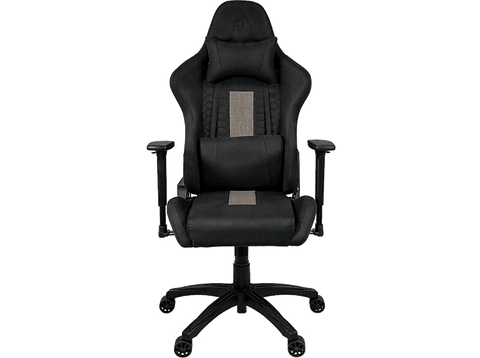Silla gaming - Corsair TC100 Relaxed, Transpirable, Reposabrazos 2D, Inclinación 160°, Negro y gris