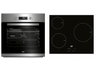 Pack Horno + Placa - Beko BBSE12340XD, Horno Multifunción, 72 l, Placa Inducción, 3 zonas, 59 cm, Negro
