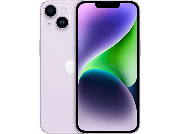 REACONDICIONADO Excelente Apple iPhone 14, Púrpura, 128 GB, 5G, 6.1" OLED Super Retina XDR, Chip A15 Bionic, iOS