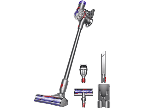 Aspirador escoba - Dyson v8, Potencia 115 W, Autonomía 40 min, Batería de Níquel-cobalto-aluminio