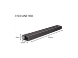 Barra de sonido - Harman Kardon Enchant 900, Sonido envolvente 3D con Dolby Atmos y MultiBeam, Calibración automática, 5.0.2, Bluetooth y Wi-Fi, Negro