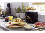 Tostadora - Philips HD2581/90, 8 ajustes, Rejilla calientabollos, Función extraelevación, 900 W, Negro
