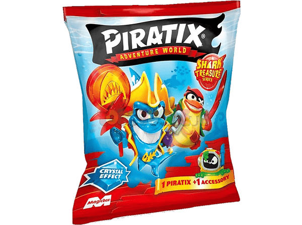 Juego - Magicbox 530PPX2D424IN00 Sobre Piratix one pack Shark treasure, Aleatorio