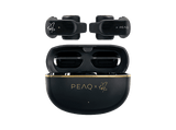 Auriculares True Wireless - PEAQ PTW 4000 RW, 30 h de autonomía, Negro