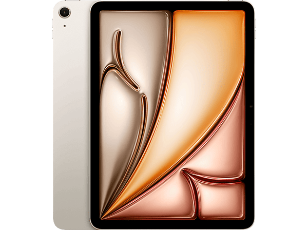 Apple iPad Air (2024), 256 GB, Blanco estrella, 11", WiFi, Pantalla Liquid Retina, Chip M2, 10GPU