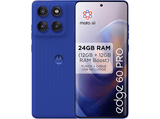 Móvil - motorola edge 60 pro, Dazzling Blue, 512 GB, 12 GB RAM, 6.67 pOLED, MediaTek Dimensity 8350 Extreme, 6000 mAh