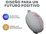 Altavoz inalámbrico - Ultimate Ears Miniroll, Bluetooth, 12h Autonomía, 40m Alcance, IP67, Party Up, Gris