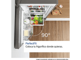 Frigorífico combi - Bosch KGN36VIEA, No Frost, 186 cm, 326 l, Cajón VitaFresh, EasyAccess, Inox antihuellas