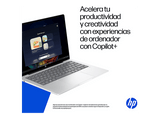 Portátil - HP OmniBook 5 NGAI 14-he0000ns Copilot+ PC, 14 2K, Snapdragon X1-26-100 45 TOPS, 16GB RAM, 512GB SSD, Gráficos Adreno™, W11 Home, Plata