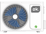 Aire acondicionado Split 2 x 1 - ok. OAC 140226 ES SET, 3500 fg/h, Inverter, Temporizador 24h, WiFi Opcional, Auto-Limpieza, Blanco