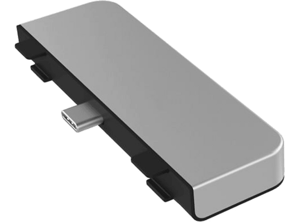 Hub USB - Hyper HD319E, 4 Puertos en 1, 5 Gbit/s, USB-C, Plata