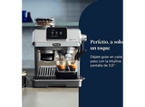 Cafetera express - De'Longhi La Specialista Touch EC9455.M, Molinillo integrado, Táctil, 1.7 L, 4 Niveles de temperatura, 1450W, 15 bar, Metal