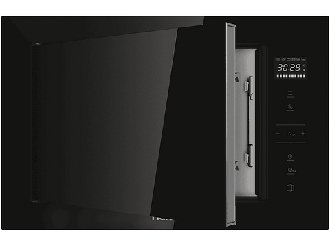 Microondas con grill integrable - Haier Series 2&4 H38MWID4ID27N, 900W, 6 niveles, 28 l, Negro