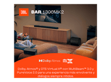Barra de sonido - JBL Bar 1300MK2, Potencia 2470 W, 11.1.4, Dolby Atmos y DTS:X, Wifi, Subwoofer Inalámbrico, satélites desmontables sin cables, Negro