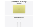 Apple MacBook Neo (2026), 13 Liquid Retina, Chip A18 Pro, CPU 6 núcleos + GPU 5 núcleos, 8GB RAM, 256GB SSD, Magic Keyboard, Cítrico, Sin AC