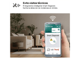 Aire acondicionado Split 1 x 1 - LG PLUSWF12Z.SET, 3010 fg/h, Wi-Fi, kW Manager, Gold Fin™ Blanco