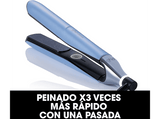 Plancha de pelo - ghd Kit Deluxe Iced, Incluye Secador y Cofre, Cerámica, 185 °C, Tecnología HD motion-responsive™, Azul Gélido
