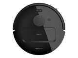 Robot friegasuelos - Cecotec Conga X50, 50 W, 240 min Autonomía, Navegación Láser, Fregado Spin, 15000 Pa, Negro