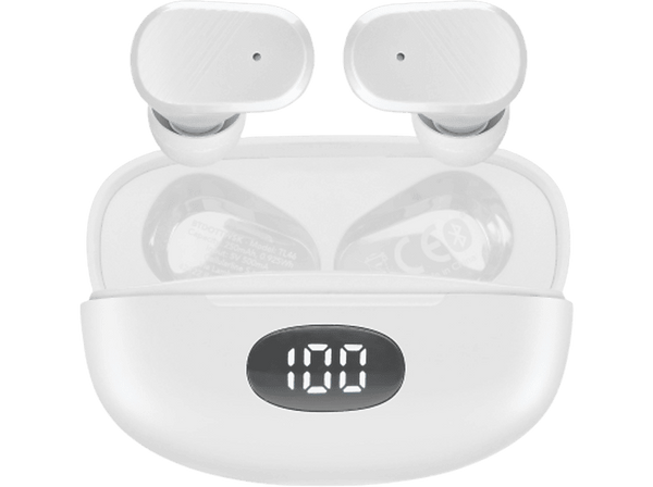 Auriculares inalámbricos - CellularLine DOT, Intraurales, Bluetooth, Blanco