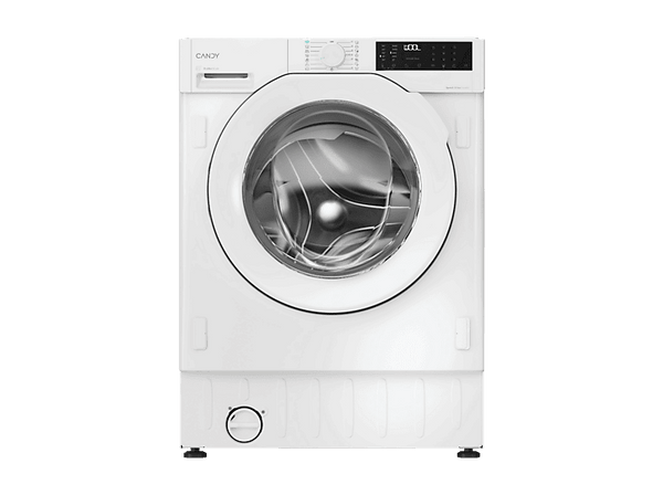 Lavadora integrable - Candy BC448M4D8J-S, 8 kg, Motor Inverter, 1400 rpm, 16 programas, Wi-Fi, Blanco