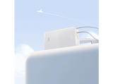 Powerbank - Baseus EnerFill Bipow2 Pro, 20000mAh, 22.5W, Cable retráctil, Carga simultánea ultrarrápida, USB-C, Blanco Moon