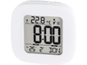 Despertador - Hama RC 45, LCD, 2 pilas, 12/24h, Alarma de velocidad, Blanco
