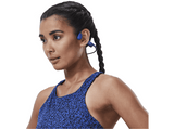 Auriculares conducción ósea - Shokz OpenRun, Banda para el cuello, Bluetooth, Carga rápida, 8h Autonomía, IP67, Azul