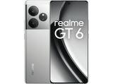 Móvil - realme GT6, Fluid Silver, 512 GB, 16 GB RAM, 6.78 FHD+ HDR 10+, Qualcomm® Adreno™ 735, 5500 mAh, Android