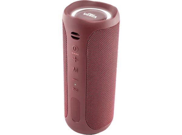 Altavoz inalámbrico - Vieta Pro Party, 40 W, True Wireless, 10 hs, IPX 7, Micrófono, Granate