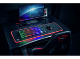 Alfombrilla gaming - Trust GXT 764 Glide-Flex XXL, Iluminación RGB, Negro