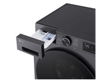 Lavadora carga frontal - LG F4X5009TBB, 9 kg, 1400 rpm, 12 programas, TurboWash 360º, Clase A-40%, Acero Grafito Mate
