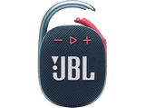 Altavoz inalámbrico - JBL Clip 4, 5 W, 10 horas, Bluetooth 5.1, IP67, Clip&Play, Azul/Coral