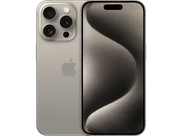 Apple iPhone 15 Pro, Titanio Natural, 128 GB, 5G, 6.1"  Pantalla Super Retina XDR, Chip A17 Bionic, iOS