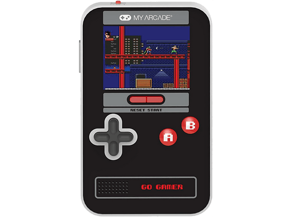 Consola retro - Myarcade Go Gamer Classic, 300 videojuegos, Negro y rojo