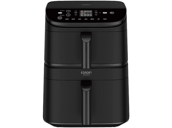 Freidora de aire - Cosori CAF-DC121-AEUR, 10.8 l, 2630 W, 230 °C, 7 Funciones de Cocción, Negro