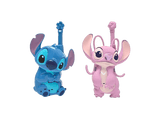 Walkie Talkie - Lexibook Stitch & Angel, 2 canales, Clip para cinturón, Multicolor