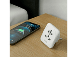 Adaptador de viaje - Hama 00223462, Blanco