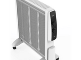Radiador - ok. ORNO 15221 ES, 1500 W, 2 potencias, Termostato, Ruedas incluidas, Recogecables, Blanco
