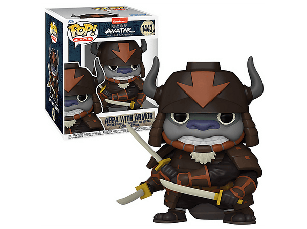 Figura Funko Pop! - Avatar, The Last Airbender:  Appa with Armor Supper, Vinilo, 15 cm