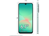Móvil - Samsung Galaxy A26 5G, Menta, 128 GB, 6 GB RAM , 6.7 FHD+ Super AMOLED, Samsung Exynos 1380, 5000 mAh, Android 15