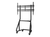 Soporte monitor - Hama Holder, De 13 a 35, Con 1 Brazo, Con ruedas, Inclinación +35°/-35°, Giro 180°, Hasta 15kg, Negro