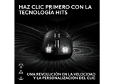 Ratón gaming - Logitech G Pro X3 Superstrike, Inalámbrico, 48.000ppp, Sensor Hero 2, Lightspeed-BT, Sistema respuesta háptica, 135hrs, PC-Mac, Negro