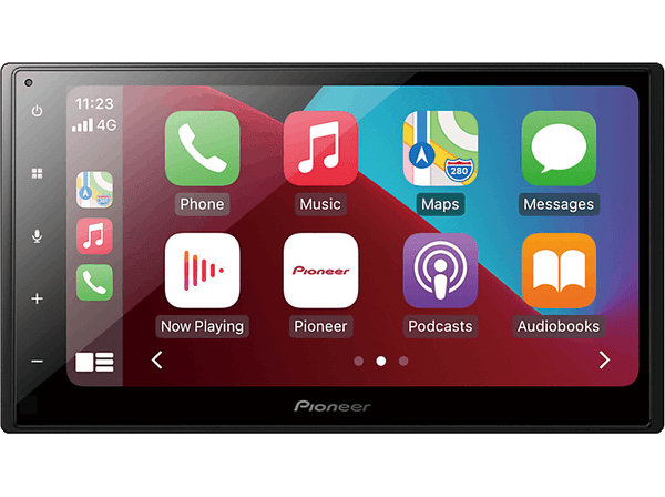 Autorradio - Pioneer SPHDA360DAB, WiFi, Bluetooth, USB, Pantalla táctil 6.8", CarPlay, Android Auto, Negro