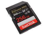 Tarjeta SDXC - SanDisk Extreme PRO, 256 GB, Hasta 200 MB/s lectura, U3, V30, Clase 10, Vídeo 4K UHD, Negro