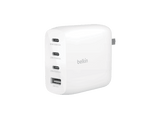 Cargador de pared - Belkin BBC023kqWH-MR, Compatibilidad Universal, 3x USB-C, 1x USB-A, 112 W, Blanco