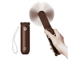 Ventilador portátil - Jisulife Life8 Plus, 10W, 4500 mAh, 3 Velocidades, Hasta 46h Autonomía, Marrón