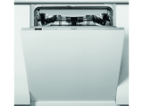 Lavavajillas integrable - Whirlpool WI 7020 PF, 14 cubiertos, 8 programas, 60 cm, Tercera bandeja, PowerClean Pro, Sin panelar