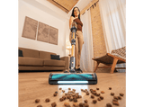 Aspirador escoba - Cecotec RX70 AquaPet Flex, 780 W, 100 min Autonomía, Cepillo HairLess XL, Sin bolsa, Negro/Dorado