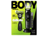 Afeitadora corporal - Gillette Labs i7 Body + Intimate, Tecnología Skinfirst, Luz LED, Wet&Dry, 3 peines, Pack con maquinilla GilletteLabs